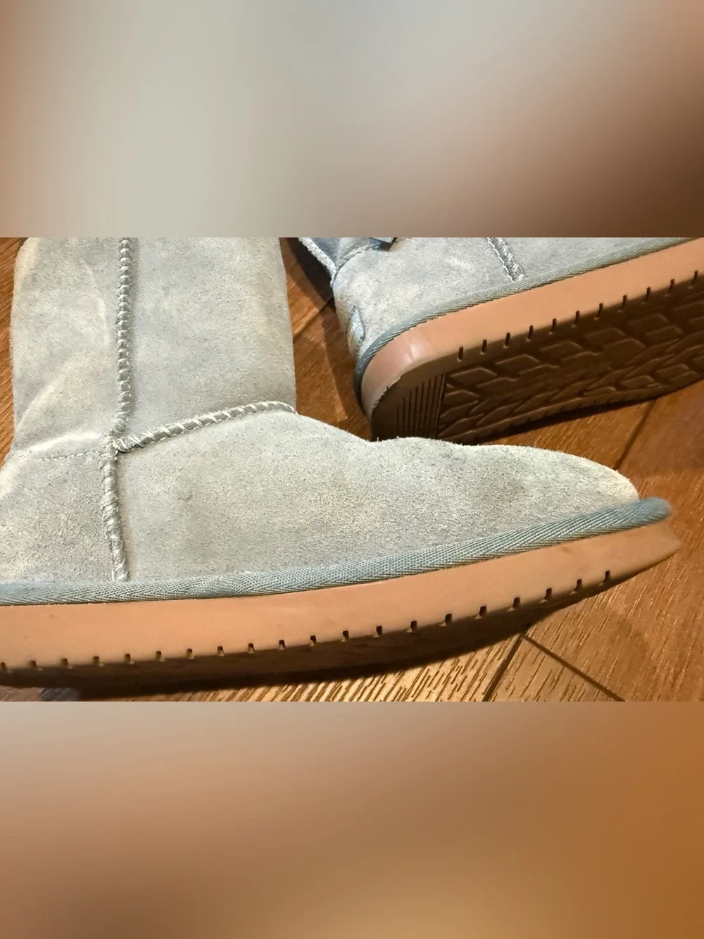 Koolaburra by UGG Victoria Light Blue Short Boots Size 3